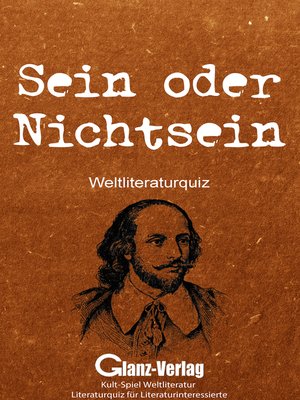 cover image of Sein oder Nichtsein--Weltliteraturquiz